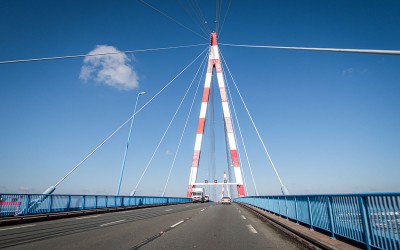 Tempête Benjamin : risque de fermeture du Pont de Saint-Nazaire jeudi matin