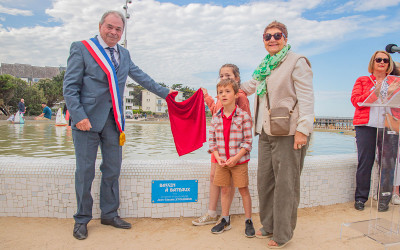 À Pornichet, le bassin du Square Hervo porte désormais le nom de celui qui l’a imaginé