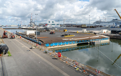Port de Saint-Nazaire : le RORO3 entre en forme Joubert pour sa cure décennale
