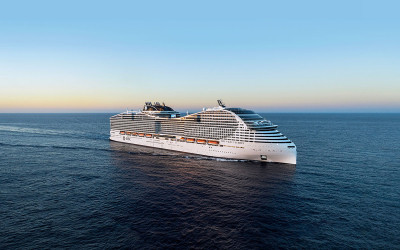 2 navires MSC nés à Saint-Nazaire au cœur d’une première mondiale pour la décarbonation maritime