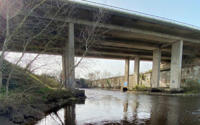 Montoir-de-Bretagne : les piles de ce pont soutenant la Route Bleue ont besoin d’être renforcées