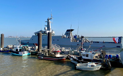 Paimboeuf : le PSP Cormoran de la Marine nationale en escale et en visite