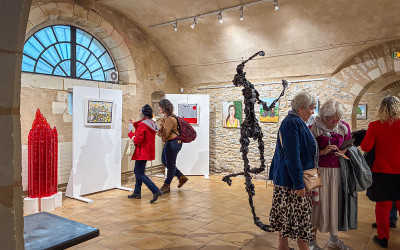 Saint-Nazaire : le Salon des artistes ouvre la nouvelle saison du fort de Villès-Martin