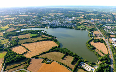 Saint-Nazaire : l’étang du Bois Joalland en cours d’assèchement pour sécuriser la digue centenaire