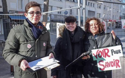 Action Non au Foie Gras samedi 23 décembre à Saint-Nazaire
