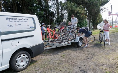 Pont de Saint-Nazaire : la navette pour cyclistes ouvre cet été