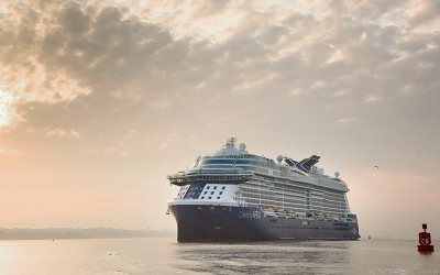 Le Celebrity Apex revient à Saint-Nazaire pour un dernier essai