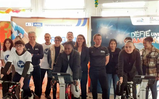 Saint-Nazaire : les élèves du Lycée Brossaud-Blancho ont joué les champions cyclistes