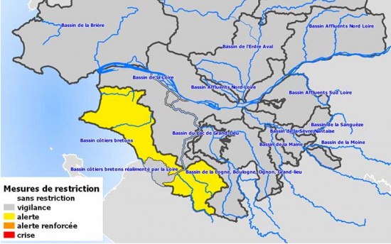 Loire-Atlantique : premier arrêté de restriction de l’usage de l’eau
