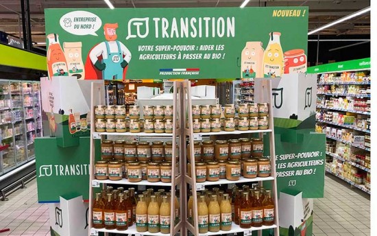 Auchan Trignac : la marque Transition aide les agriculteurs à passer au bio