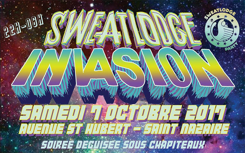 Sweatlodge Invasion à Saint-Nazaire, soirée électro déguisée