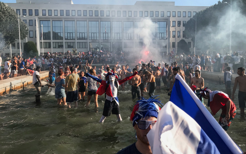 Saint-Nazaire fête la victoire des Bleus