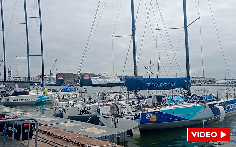 Saint-Nazaire : Solitaire du Figaro, les premiers voiliers font leur arrivée