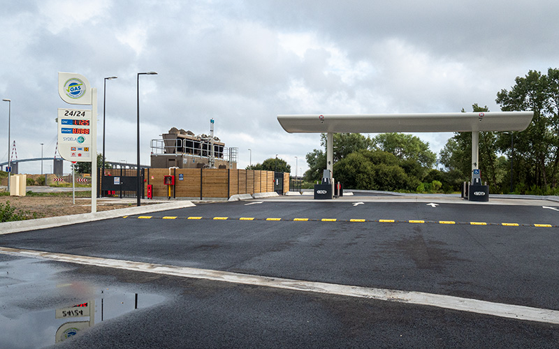 Montoir-de-Bretagne : la station GNV a ouvert ses portes