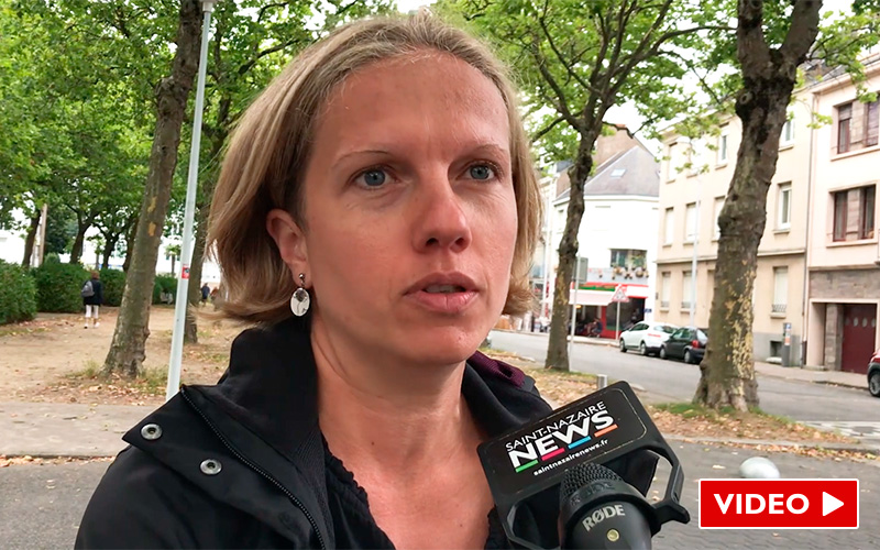 Saint-Nazaire : rassemblement anti-pass sanitaire, réactions de quelques manifestants