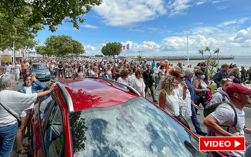 Saint-Nazaire : nouvelle mobilisation massive contre le pass sanitaire
