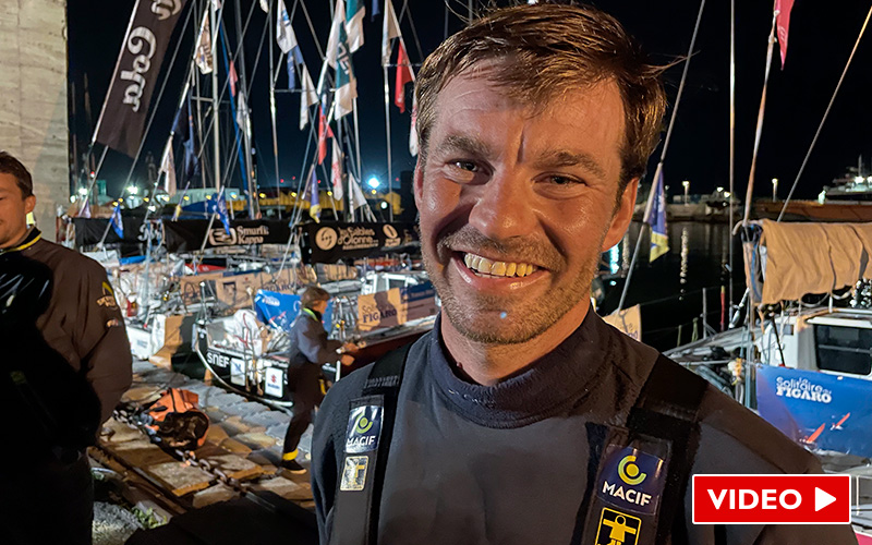 Video : Pierre Quiroga remporte La Solitaire du Figaro