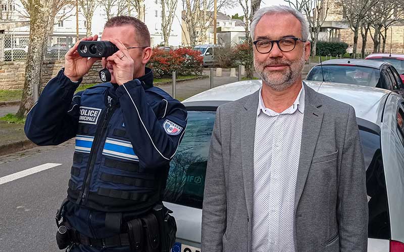 Police Municipale : des contrôles de vitesse dans les rues de Saint-Nazaire