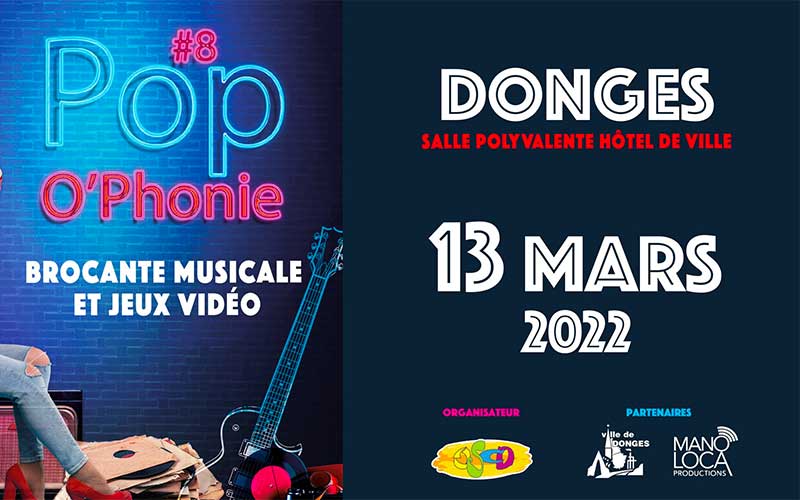 Pop O’Phonie : une brocante musicale et jeux vidéo à Donges