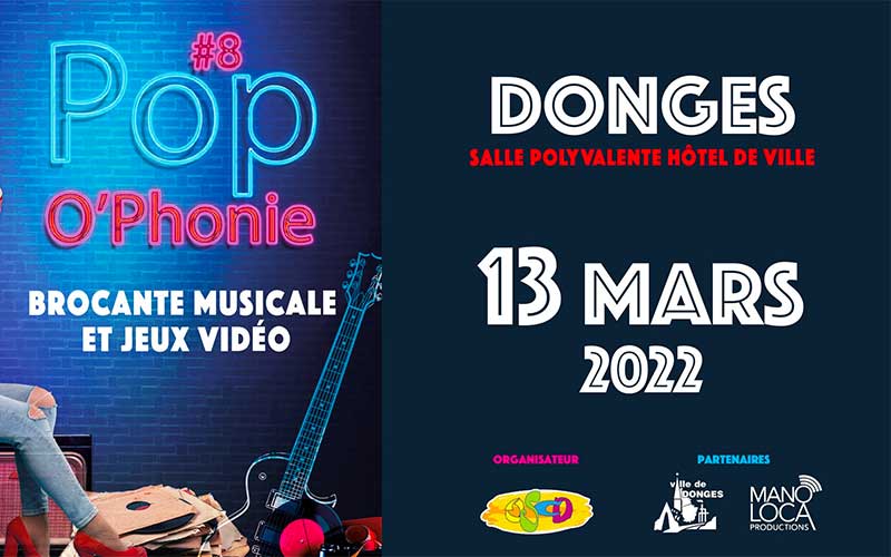 Pop O’Phonie : une brocante musicale et jeux vidéo à Donges