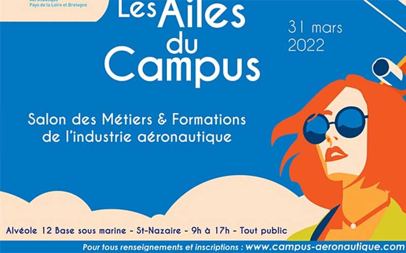 Saint-Nazaire : 6e salon des métiers aéronautiques Les Ailes du Campus