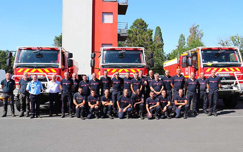 24 sapeurs-pompiers de Loire-Atlantique envoyés combattre le feu en Gironde
